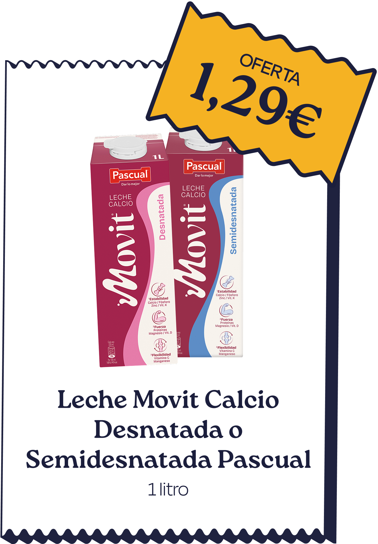 Producto lácteo en oferta 1 para móvil