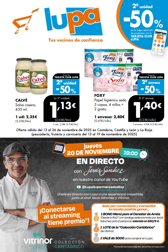 Del 13 al 26 de noviembre de 2025