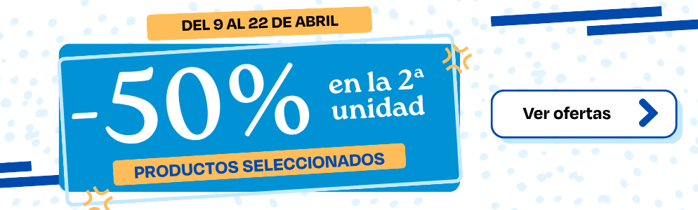 promo 2ª unidad al 50%