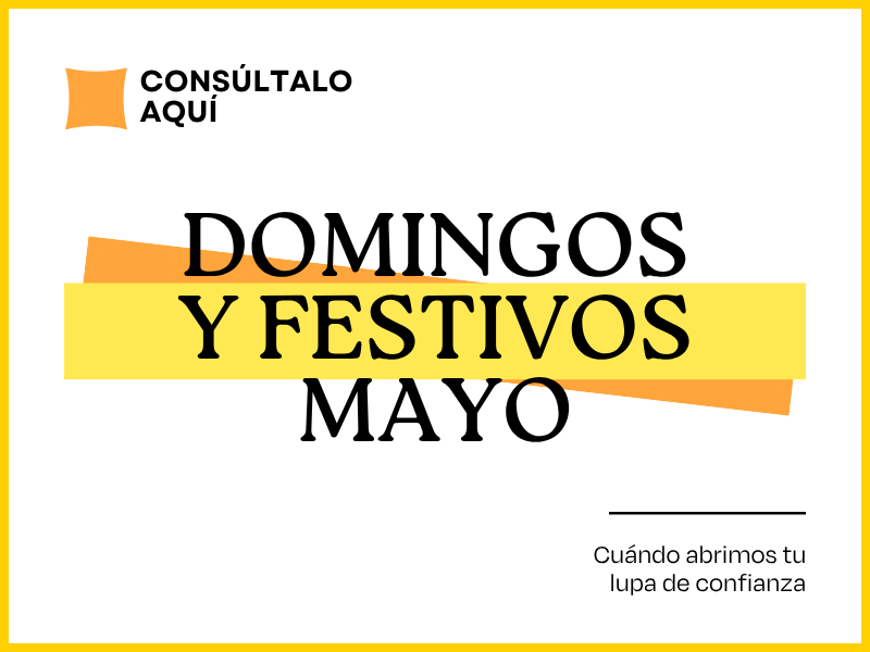 Domingos y festivos