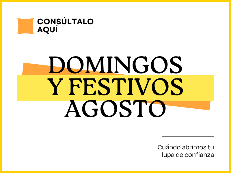Domingos y festivos