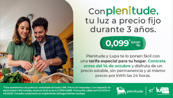 &iexcl;Nos aliamos con Plenitude para ofrecerte energ&iacute;a al mejor precio para tu hogar!