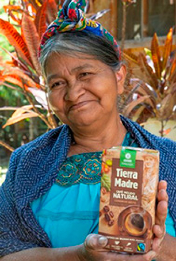 Maria Salomé, una productora de café en la cooperativa Guaya’b en Guatemala. Carlos Zapatolli/Oxfam Intermón
