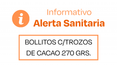 Informativo alerta sanitaria