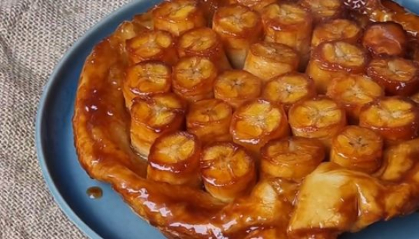 Tarta Tatin de Plátano