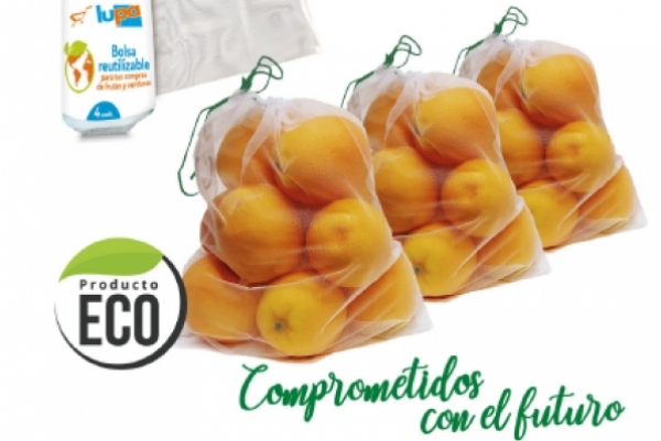 Lupa lanza nuevas bolsas de malla reutilizables para fruta y verdura