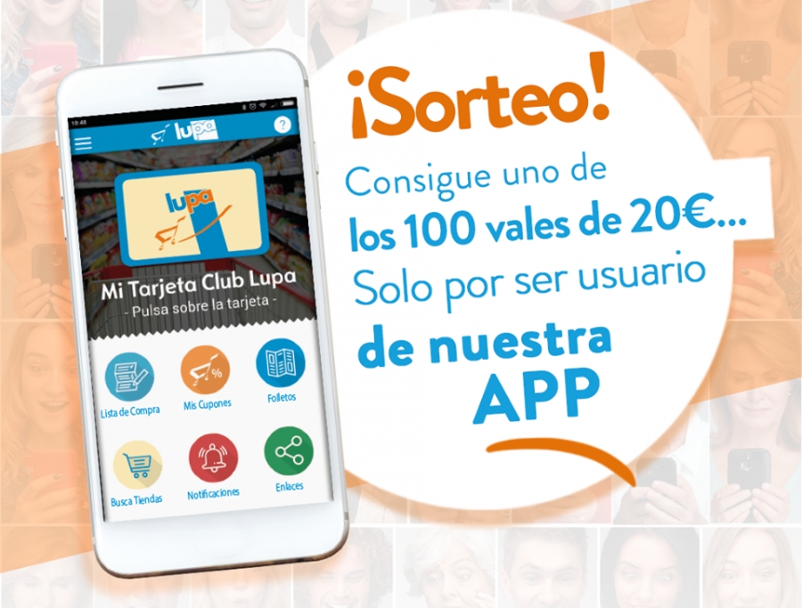 ¡Ya tenemos los ganadores del sorteo de 100 vales de 20 € por utilizar la App!