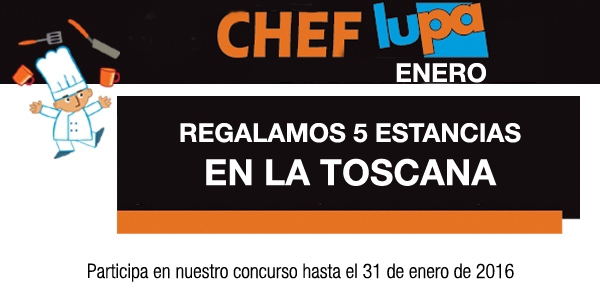 Buscamos al Chef Lupa de Enero