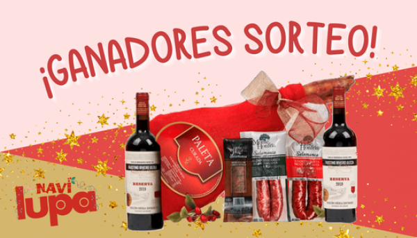 Ganadores sorteo NaviLupa Cesta Jamonera.